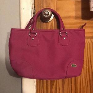 lacoste mini tote bag